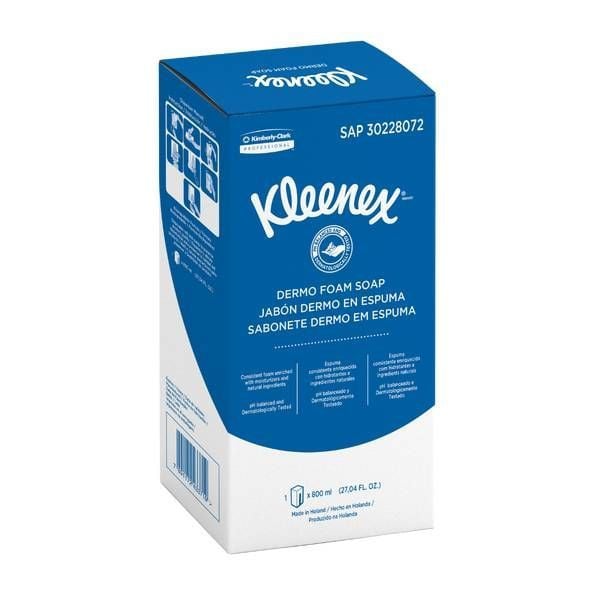 Sabonete Kleenex® Dermo Espuma 800ml - Caixa 6 Unidades
